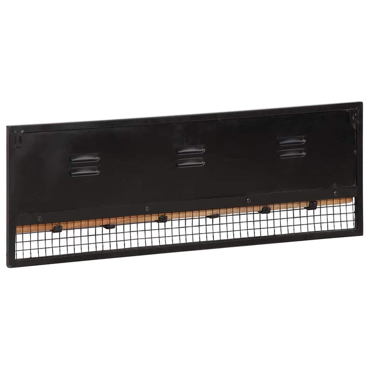 Vidaxx porte-manteau mural 90x11x30 cm bois de manguier massif
