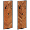 Vidaxx porte-manteaux 2 pcs 35x1x90 cm bois d'acacia massif