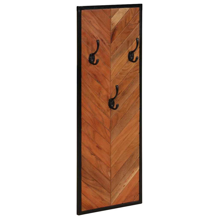 Vidaxx porte-manteaux 2 pcs 35x1x90 cm bois d'acacia massif