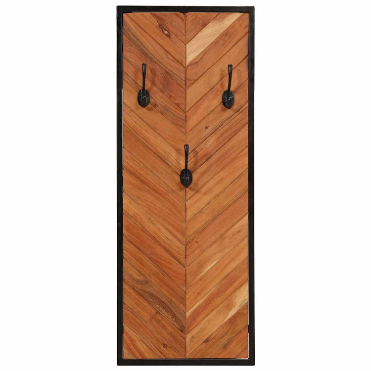 Vidaxx porte-manteaux 2 pcs 35x1x90 cm bois d'acacia massif