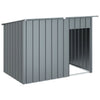 Vidaxl Dog Loft avec toit 153x91x110 cm anthracite en acier -colore