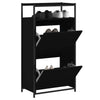Armoire à chaussures Vidaxl 60x34x112 cm Bois de bois de propriété