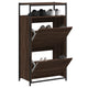 Armoire à chaussures Vidaxl 60x34x112 cm Couleur de chêne brun coupé