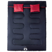 Sac de couchage VidaXL pour 2 personnes avec oreillers pour adultes 3-4 saisons - afbeelding 2