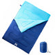 Vidaxx sac de couchage double avec oreillers pour adultes 3-4 saisons