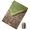Vidaxx sac de couchage double avec oreillers pour adultes 3-4 saisons