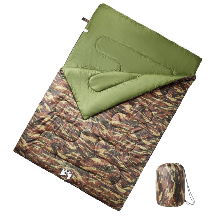 Vidaxx sac de couchage double avec oreillers pour adultes 3-4 saisons