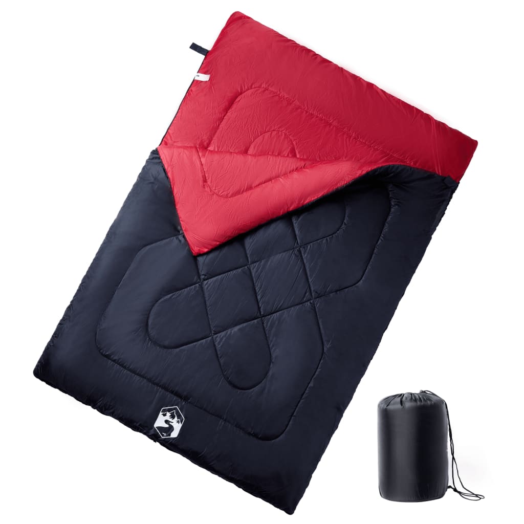 Vidaxx sac de couchage double avec oreillers pour adultes 3-4 saisons