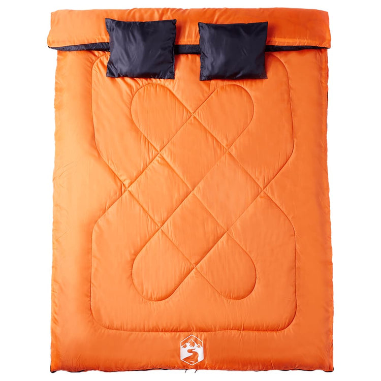 Vidaxx sac de couchage double avec oreillers pour adultes 3-4 saisons