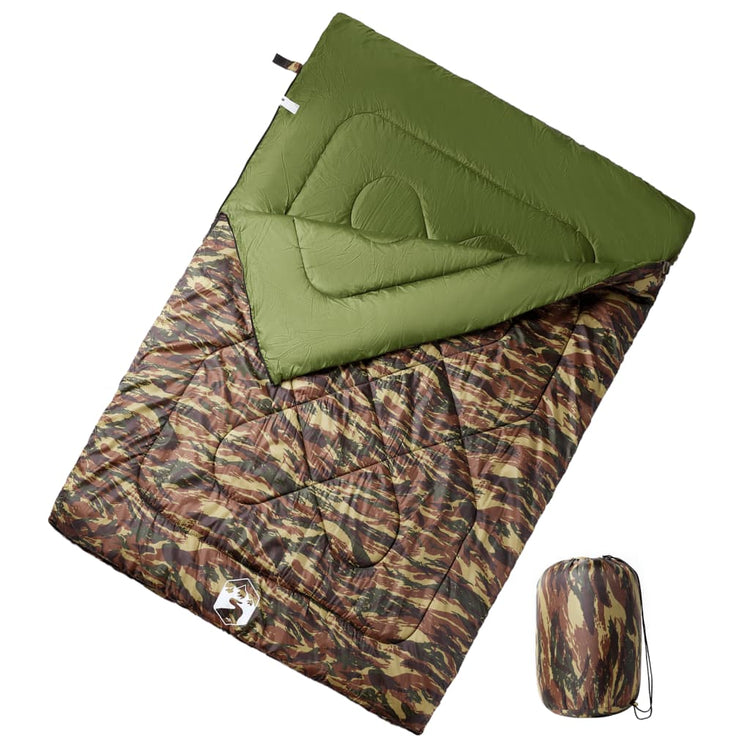 Vidaxx sac de couchage double avec oreillers pour adultes 3-4 saisons