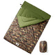 Vidaxx sac de couchage double avec oreillers pour adultes 3-4 saisons