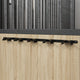 Porte-bride VidaXL pour 5 brides en fer, noir