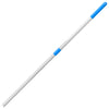 Vidaxl hooivock stell télescopique en acier argent coloré