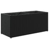 Vidaxx jardinière avec 2 pots 72x30x32 cm poly rotin noir