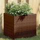 Vidaxx jardinière 36x30x32 cm poly rotin marron