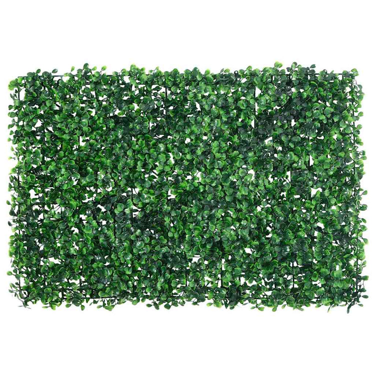 Vidaxxl clôture avec arbuste artificiel 6 pcs 40x60 cm vert