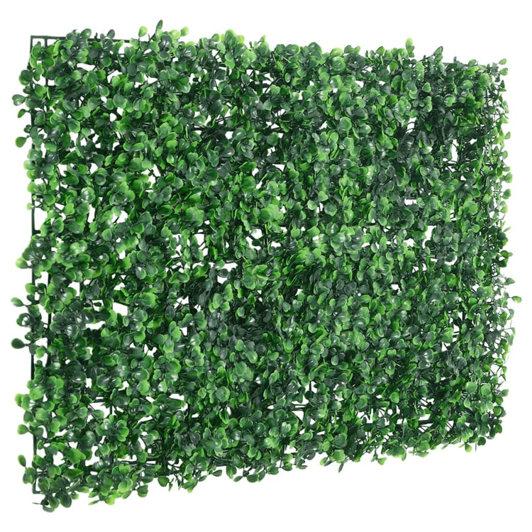 Vidaxxl clôture avec arbuste artificiel 6 pcs 40x60 cm vert