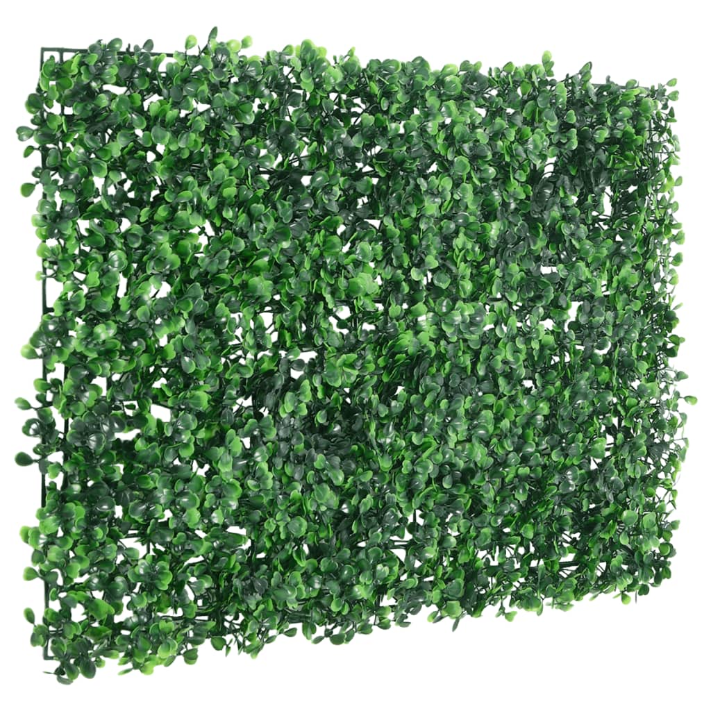 Vidaxxl clôture avec arbuste artificiel 24 pcs 40x60 cm vert