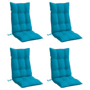 Coussins de chaise vidaxl 4 st haut de dos oxford tissu bleu clair - afbeelding 3