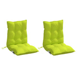 Coussins de chaise vidaxl 2 pcs bas du dos oxford green vif vert - afbeelding 3
