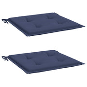 Coussins de palette vidaxl 2 ST 50x50x3 cm Oxford tissu marin bleu - afbeelding 3
