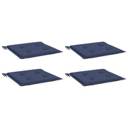 Coussins de palette vidaxl 4 ST 50x50x3 cm Oxford tissu marin bleu - afbeelding 3