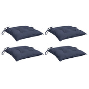 Coussins de chaise vidaxl 4 pcs 40x40x7 cm oxford tissu marin bleu - afbeelding 3