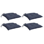 Coussins de chaise vidaxl 4 ST 50x50x7 cm Oxford tissu marin bleu - afbeelding 3