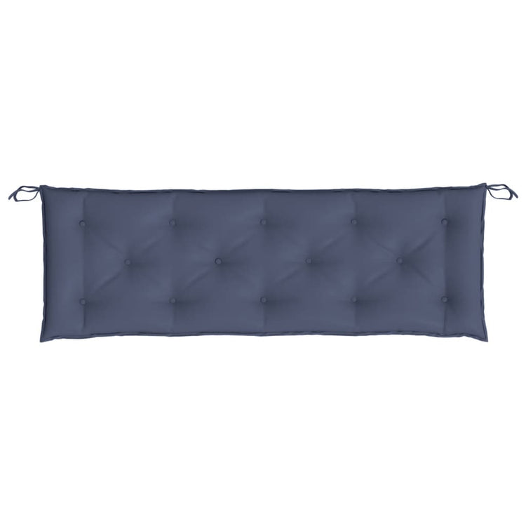 Vidaxl jardin banc coussin 150x50x7 cm oxford tissu marin bleu