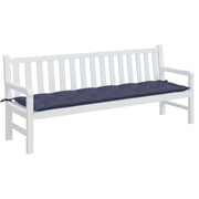 Vidaxl jardin banc coussin 200x50x7 cm oxford tissu marin bleu - afbeelding 3