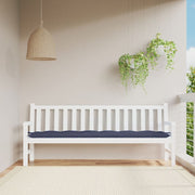 Vidaxl jardin banc coussin 200x50x7 cm oxford tissu marin bleu - afbeelding 1