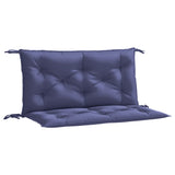 Vidaxl Garden Banc Cushions 2 St 100x50x7 cm Oxford tissu marin bleu - afbeelding 2