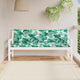 Vidaxl Garden Banc Cushions 2 PCS 180x50x7 cm Oxford Fabric Leaf Modèle