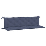 Vidaxl Garden Banc Cushions 2 St 180x50x7 cm Oxford tissu marin bleu - afbeelding 2