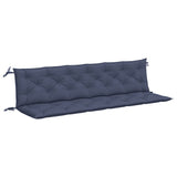 Vidaxl Garden Banc Cushions 2 St 200x50x7 cm Oxford tissu marin bleu - afbeelding 2