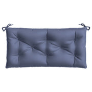 Vidaxl jardin banc coussin 110x50x7 cm oxford tissu marin bleu - afbeelding 2