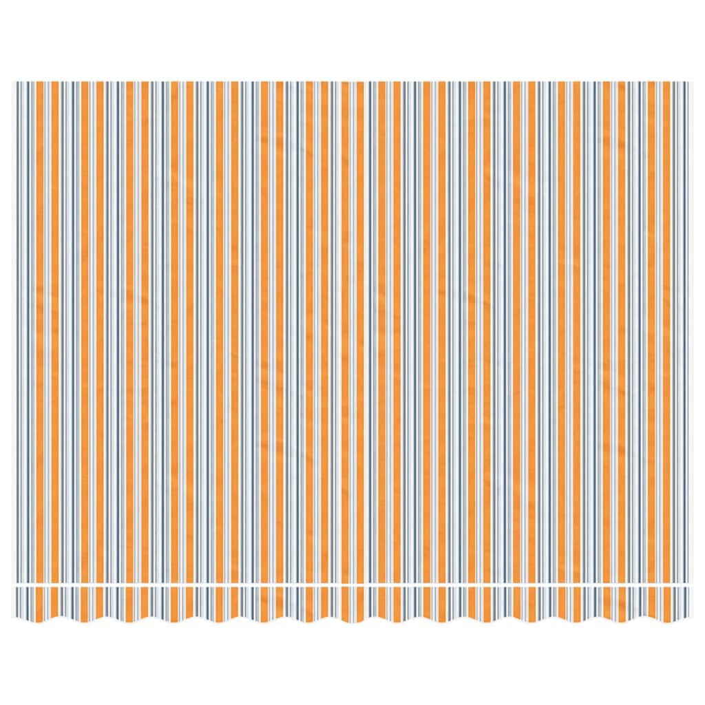 Tissu de remplacement Vidaxl pour Luifel rayé de 3,5x2,5 m multiplié