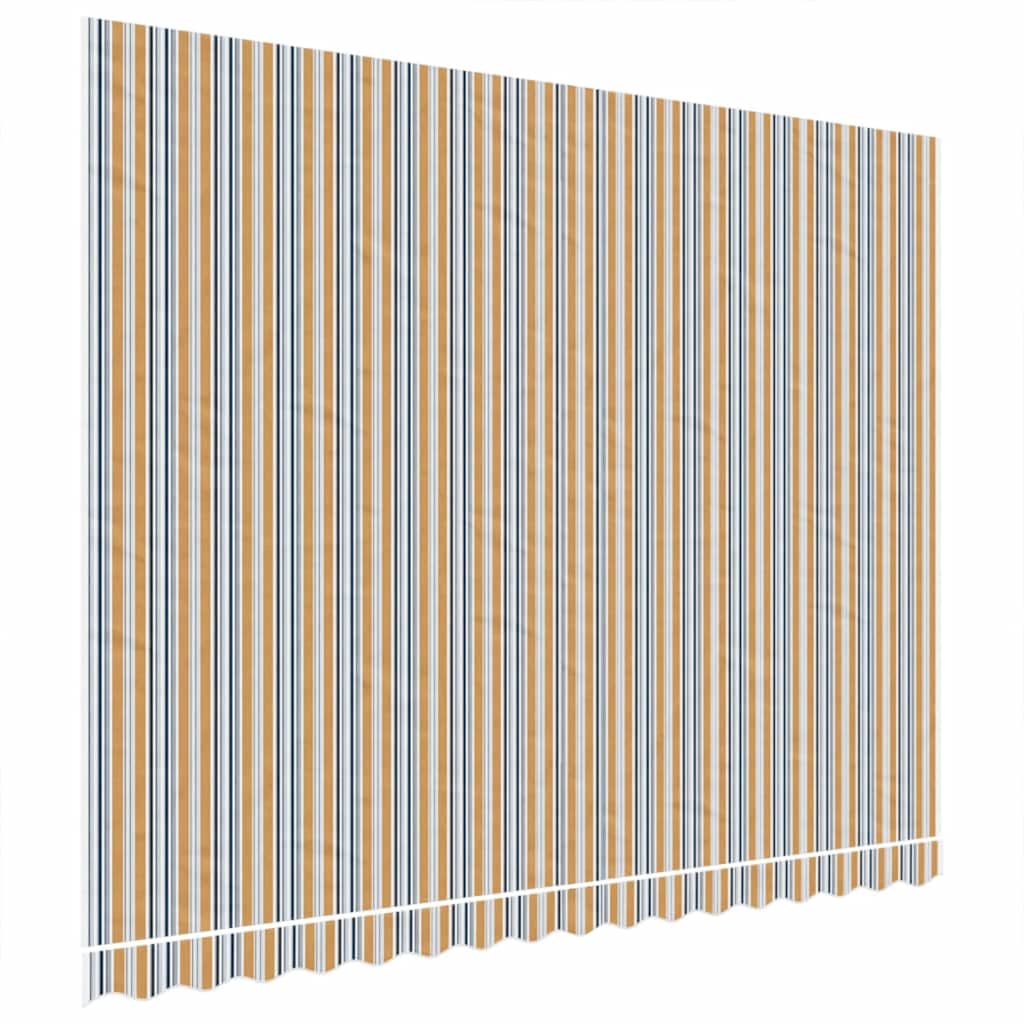Vidaxx toile de remplacement pour auvent rayé 4x3 m multicolore