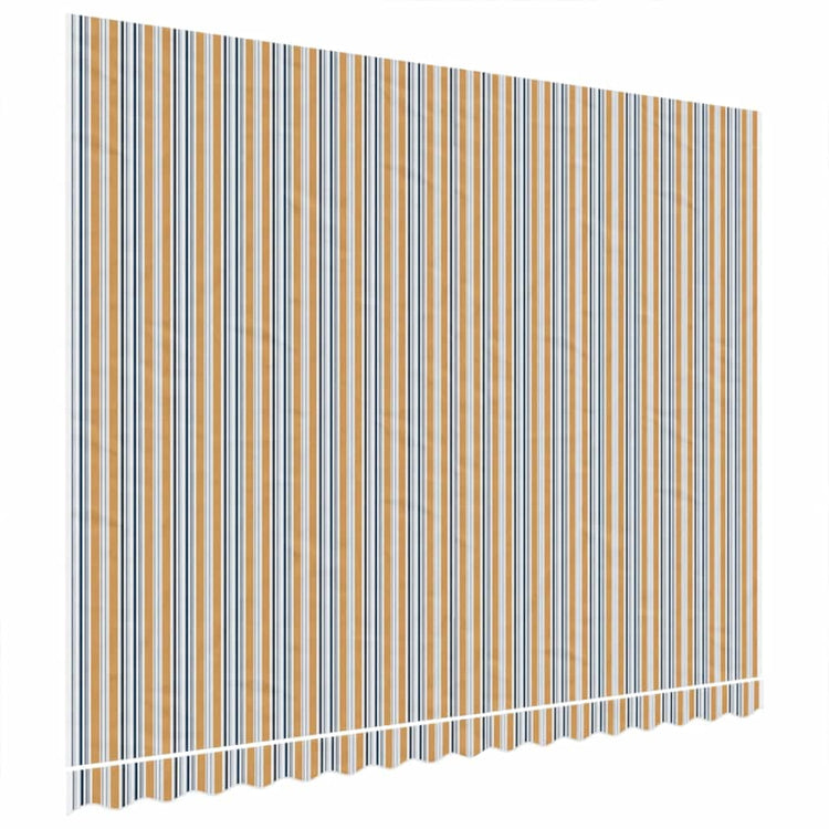 Vidaxx toile de remplacement pour auvent rayé 4x3 m multicolore