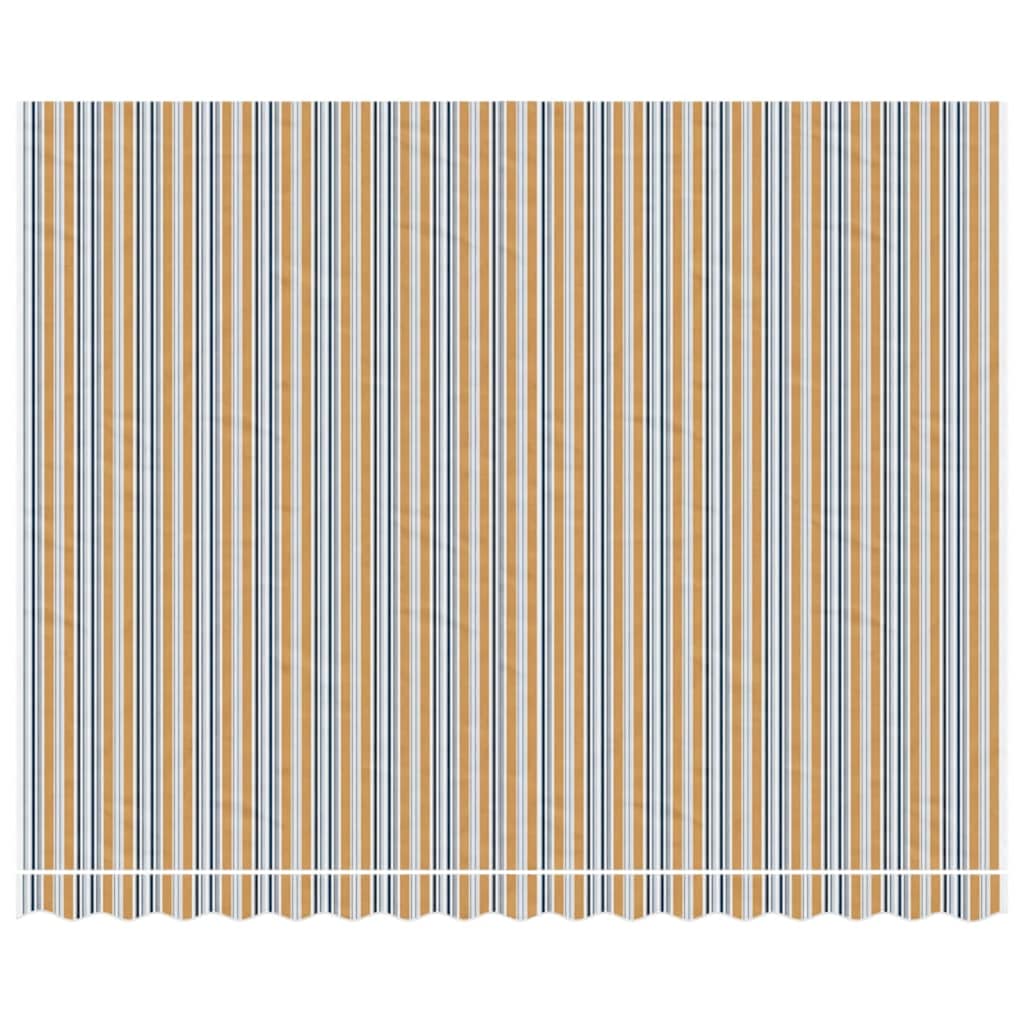 Vidaxx toile de remplacement pour auvent rayé 4x3 m multicolore