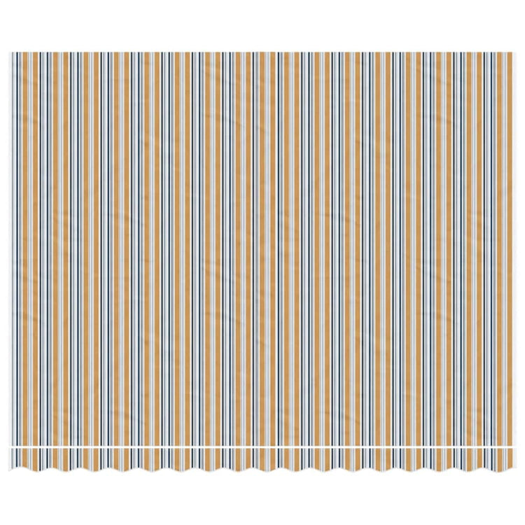 Vidaxx toile de remplacement pour auvent rayé 4x3 m multicolore