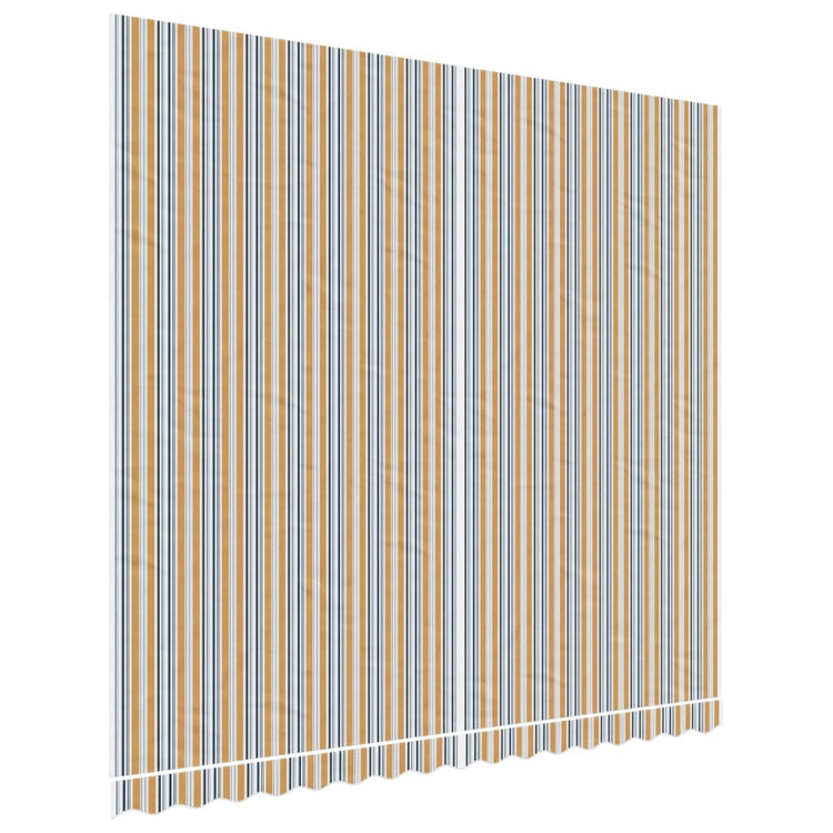 Tissu de remplacement Vidaxl pour Luifel rayé 4x3,5 M multicolores