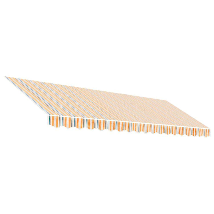 Tissu de remplacement Vidaxl pour la canopée rayée de 4,5x3 m multicolores