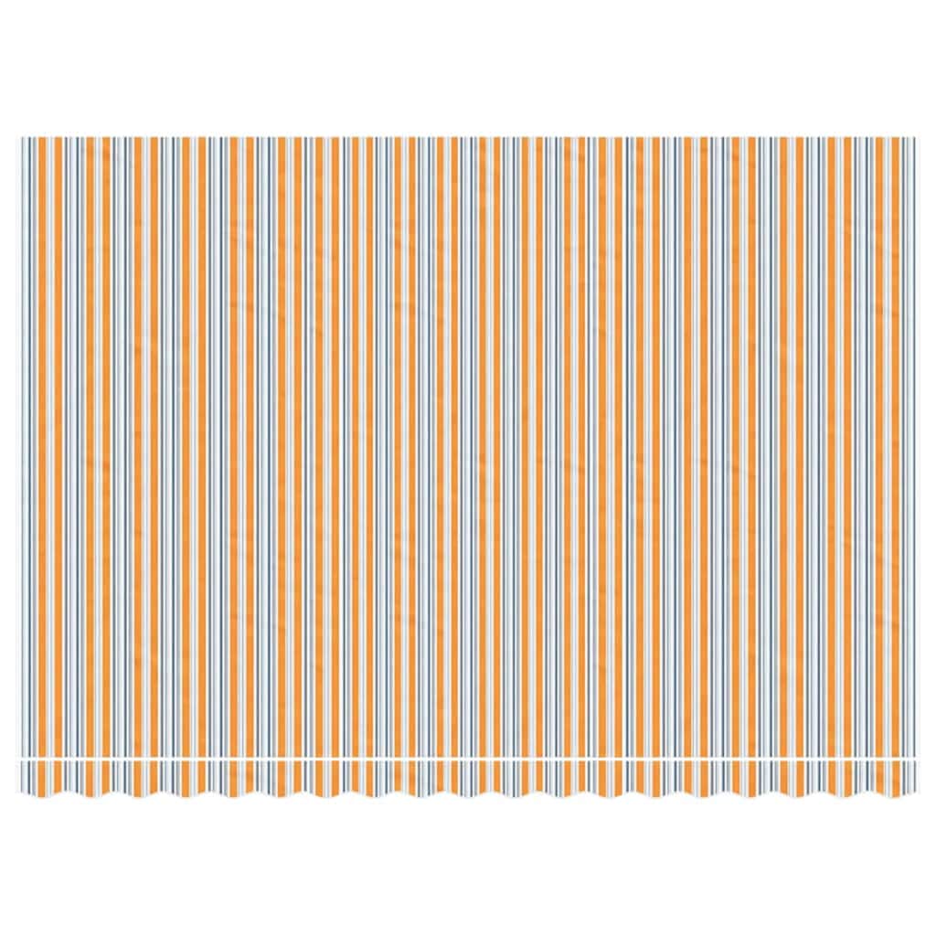Tissu de remplacement Vidaxl pour la canopée rayée de 4,5x3 m multicolores