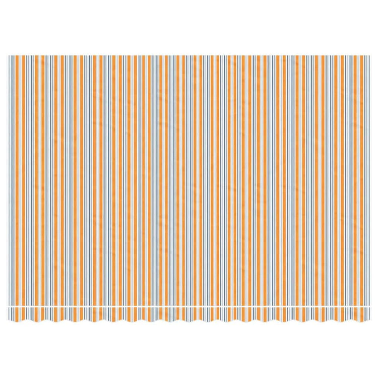 Tissu de remplacement Vidaxl pour la canopée rayée de 4,5x3 m multicolores