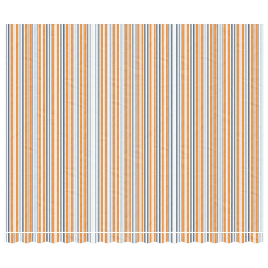 Tissu de remplacement de Vidaxl pour Luifel rayé de 4,5x3,5 m multicolores