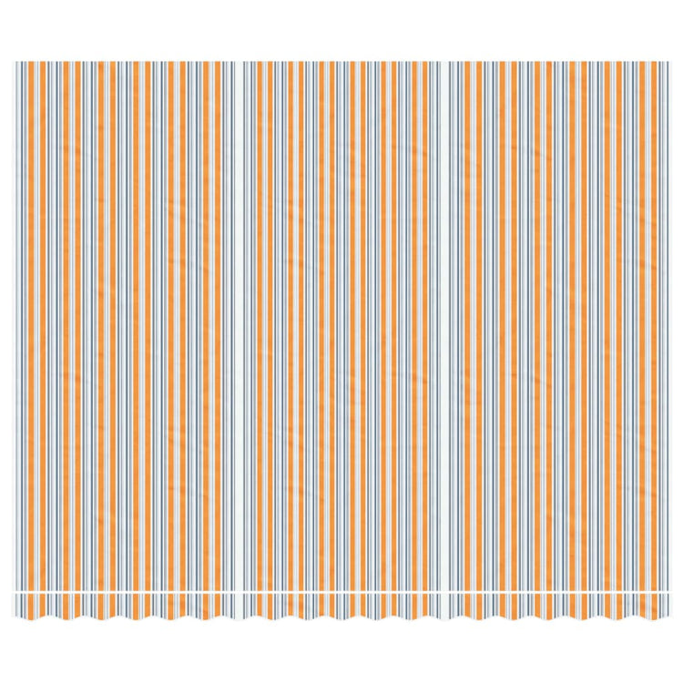 Tissu de remplacement de Vidaxl pour Luifel rayé de 4,5x3,5 m multicolores