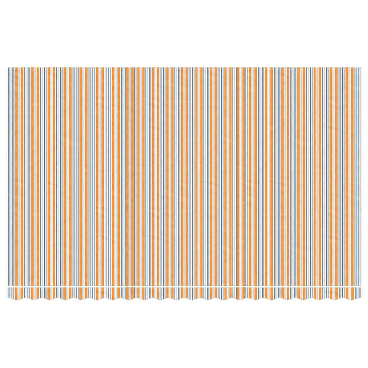 Tissu de remplacement Vidaxl pour Luifel rayé de 5x3 m de couleur multicolore