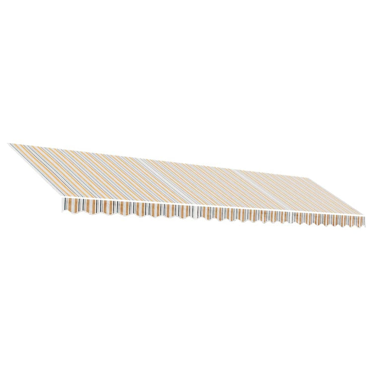 Tissu de remplacement Vidaxl pour Luifel rayé de 6x3 m multicolores