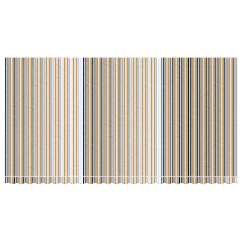 Tissu de remplacement Vidaxl pour Luifel rayé de 6x3 m multicolores